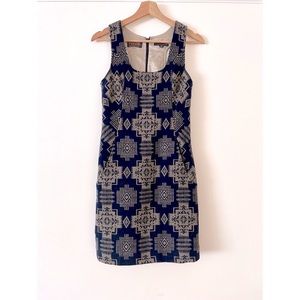 Pendleton Portland Collection Limited Release Wool Dress in Tribal Print